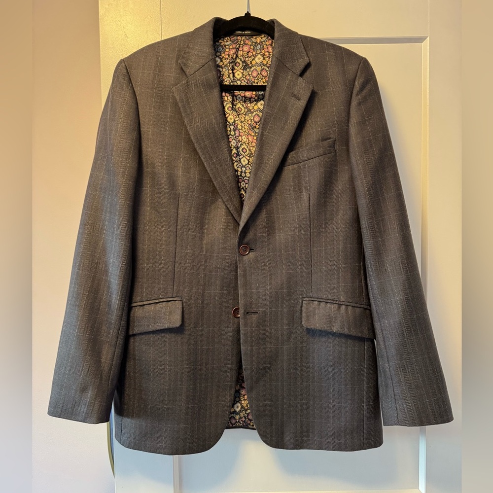 Elegant Penguin Charcoal Men's Blazer
